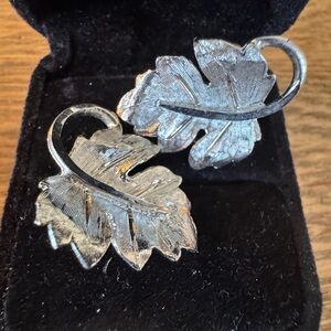 Silver Leaf Earrings